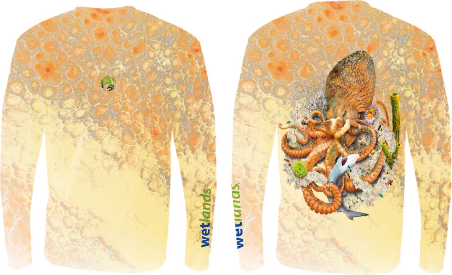 Angry Octopus - Wetlands Long Sleeve