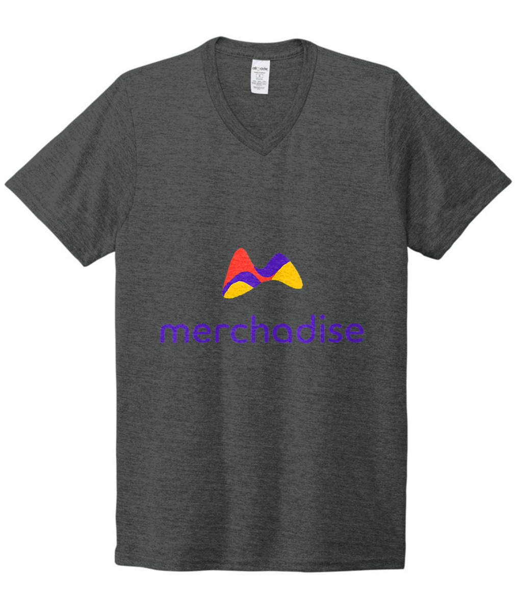 Allmade Unisex Tri-Blend V-Neck Tee