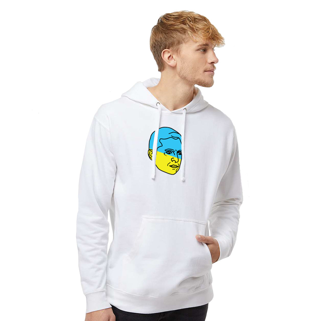 Mr.President.io Premium Unisex hooded sweatshirt White 2XL