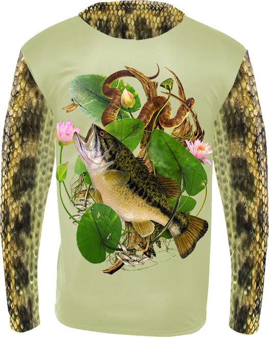 Bass & Water snake Hoodie Gaiter