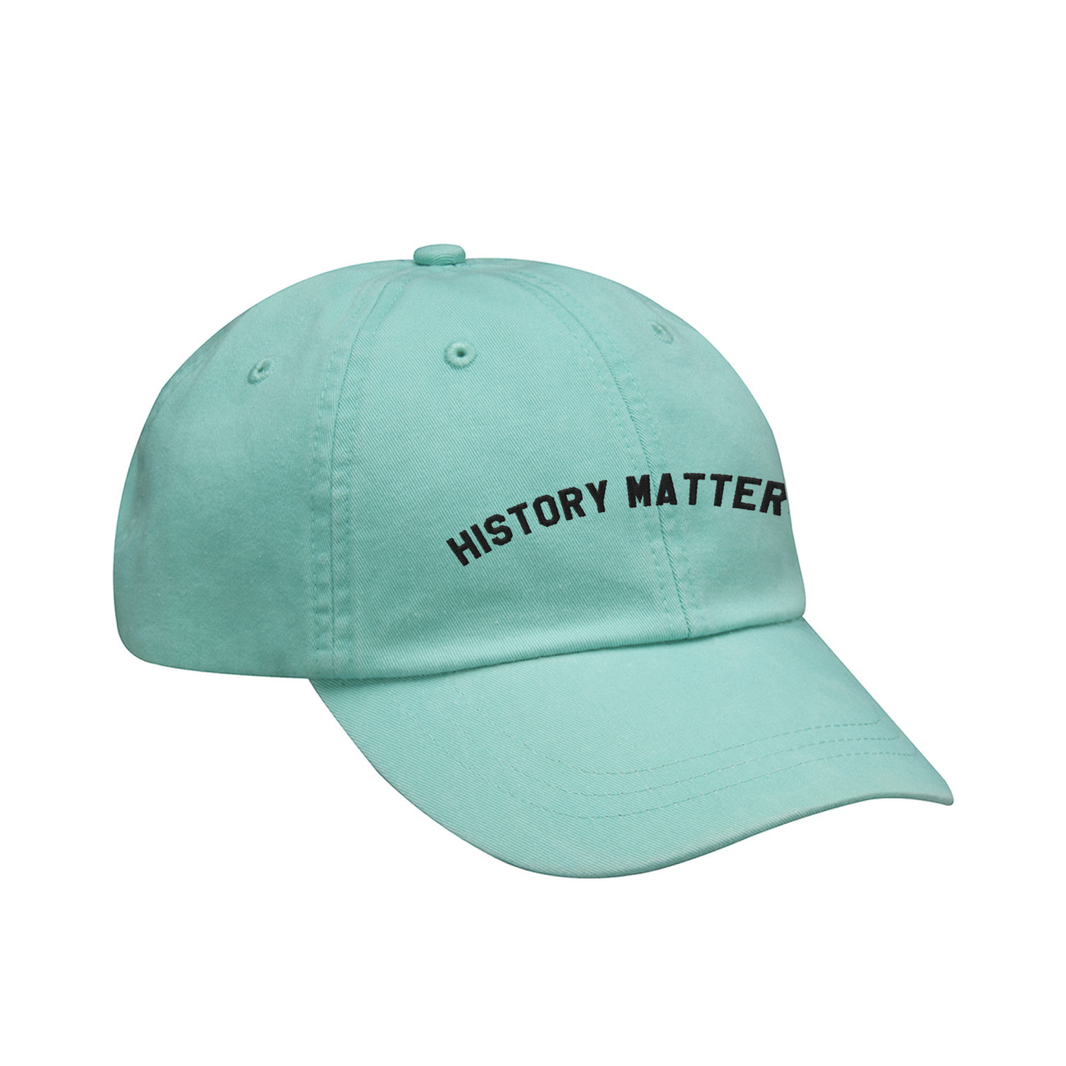 SMM History Matters Embroidered Baseball Cap Sea Foam
