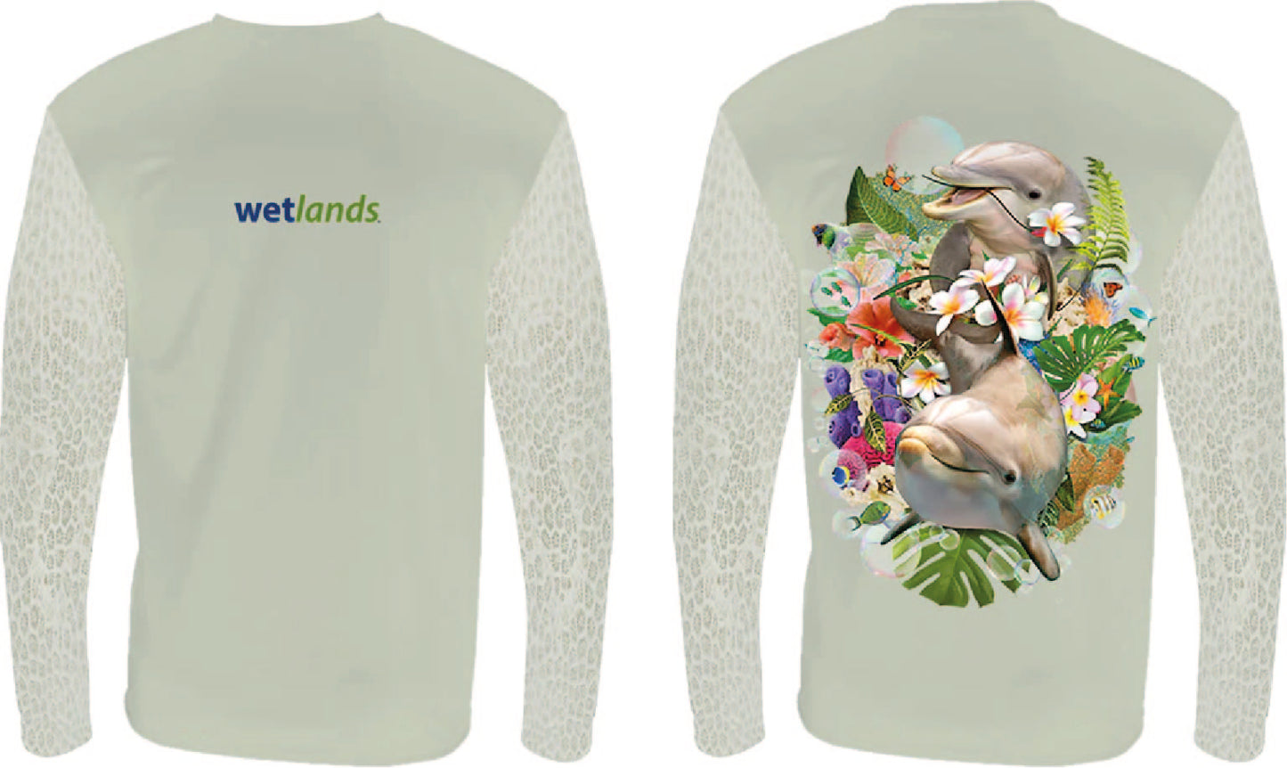 Happy Dolphins - Wetlands Long Sleeve