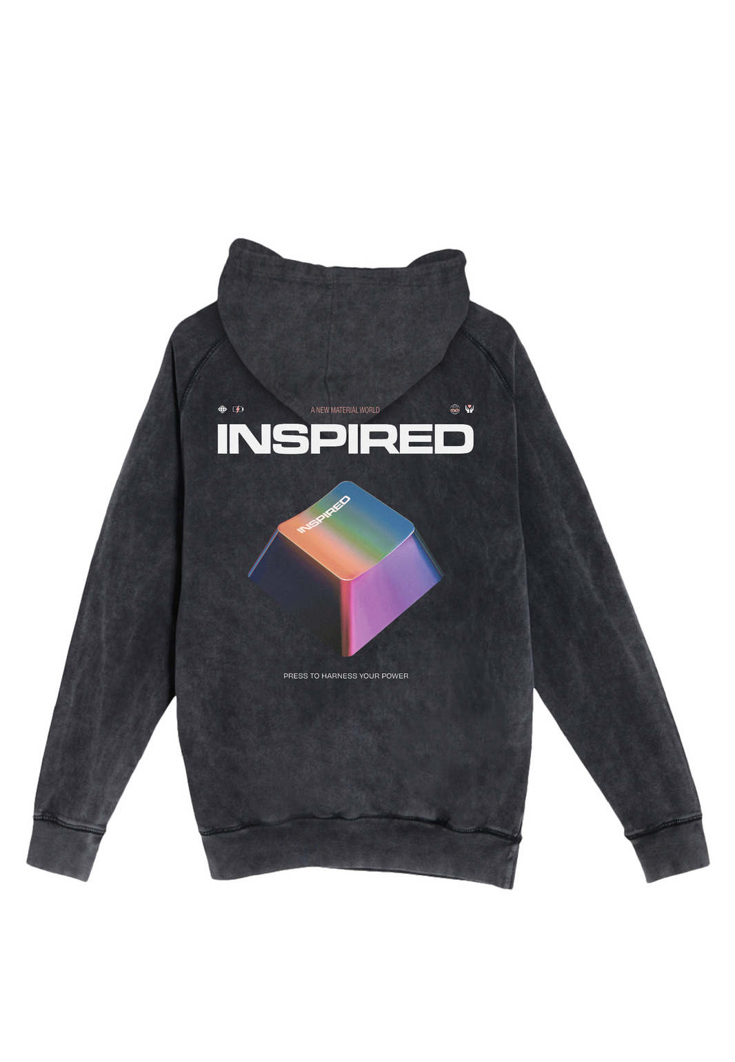 Inspired - Vintage Hoodie Distressed