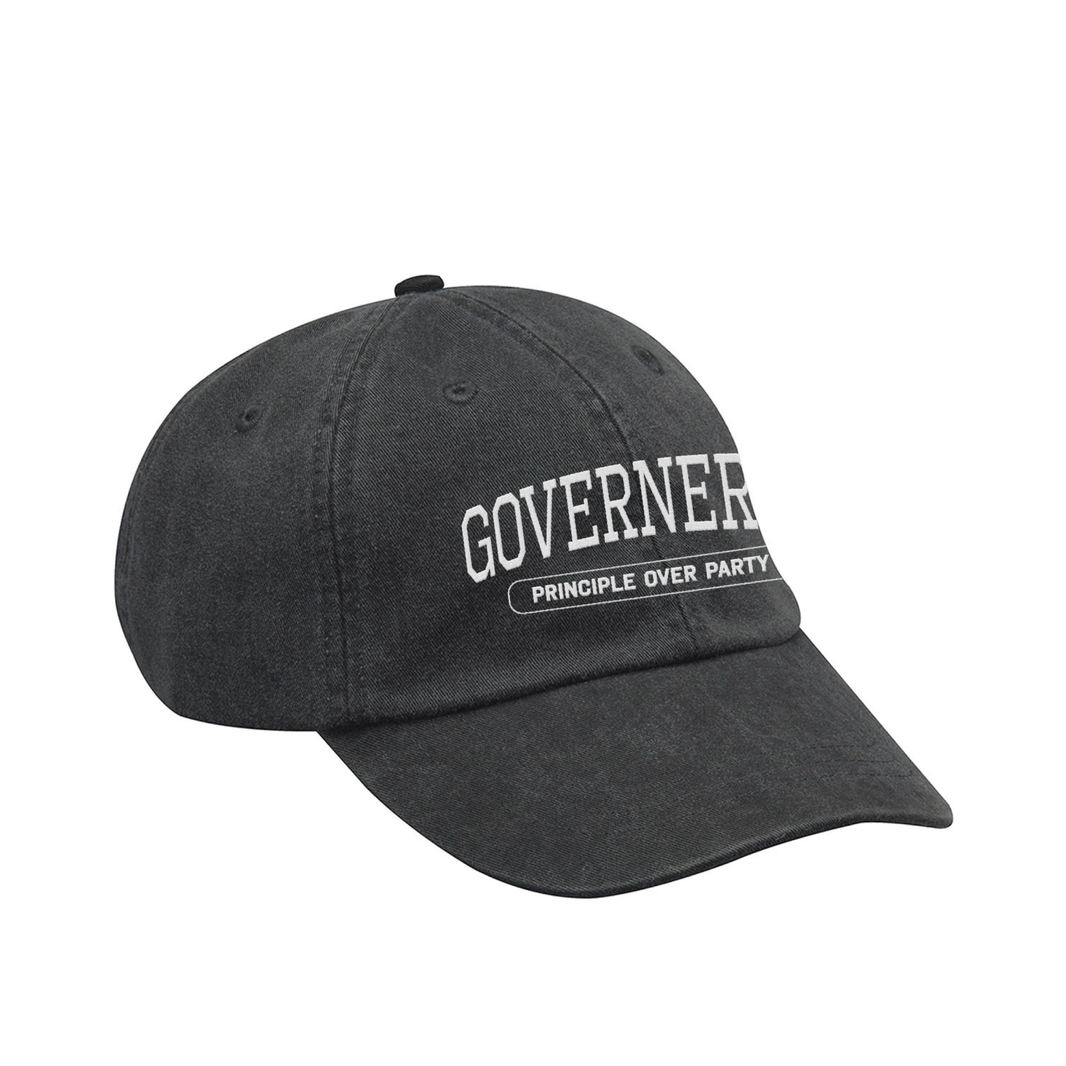 SMM Principle Over Party Embroidered Baseball Cap Black