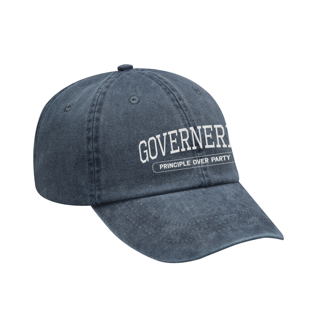 SMM Principle Over Party Embroidered Baseball Cap Navy