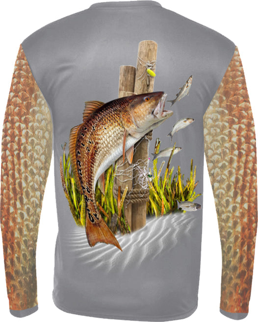 Redfish Piling - Wetlands Long Sleeve Gaiter