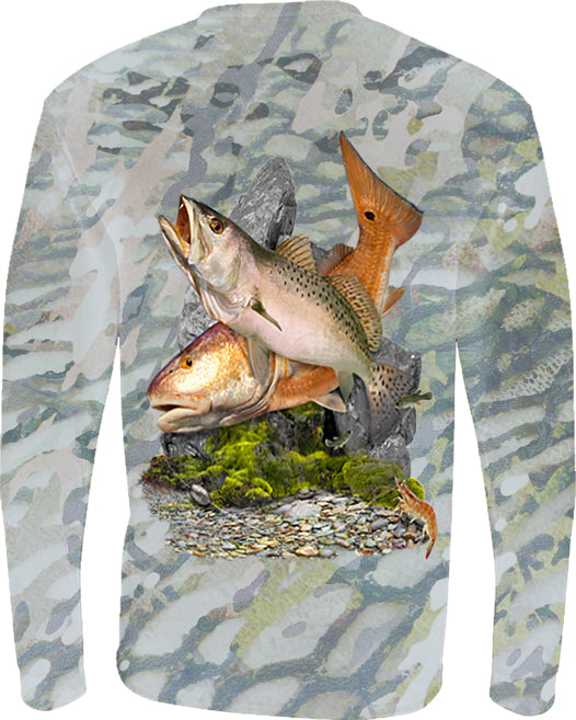 Redfish & Trout - Wetlands Long Sleeve Gaiter