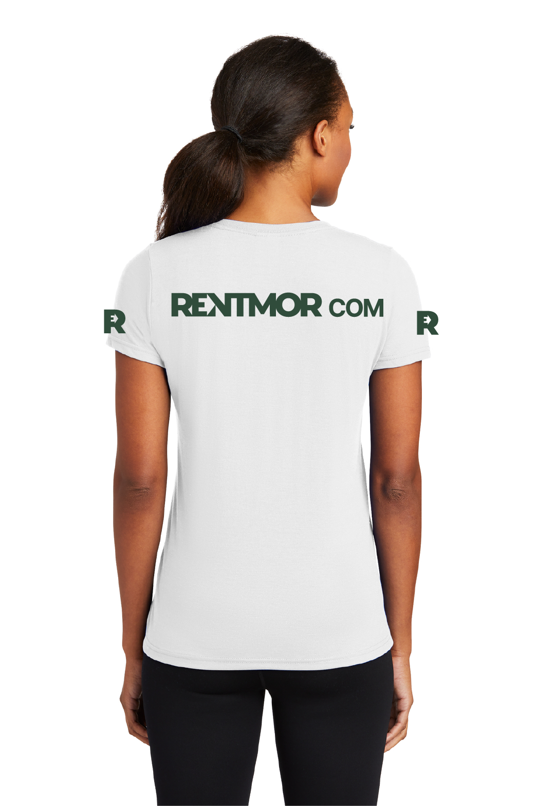 Rentmor Port&Company Performance Women's Vneck Tee (LPC381V)