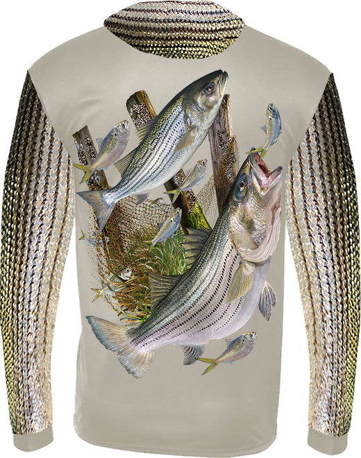 Salty Stripers - Wetlands Hoodie Gaiter