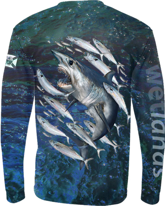 Shortfin Mako  - Wetlands Long Sleeve Gaiter