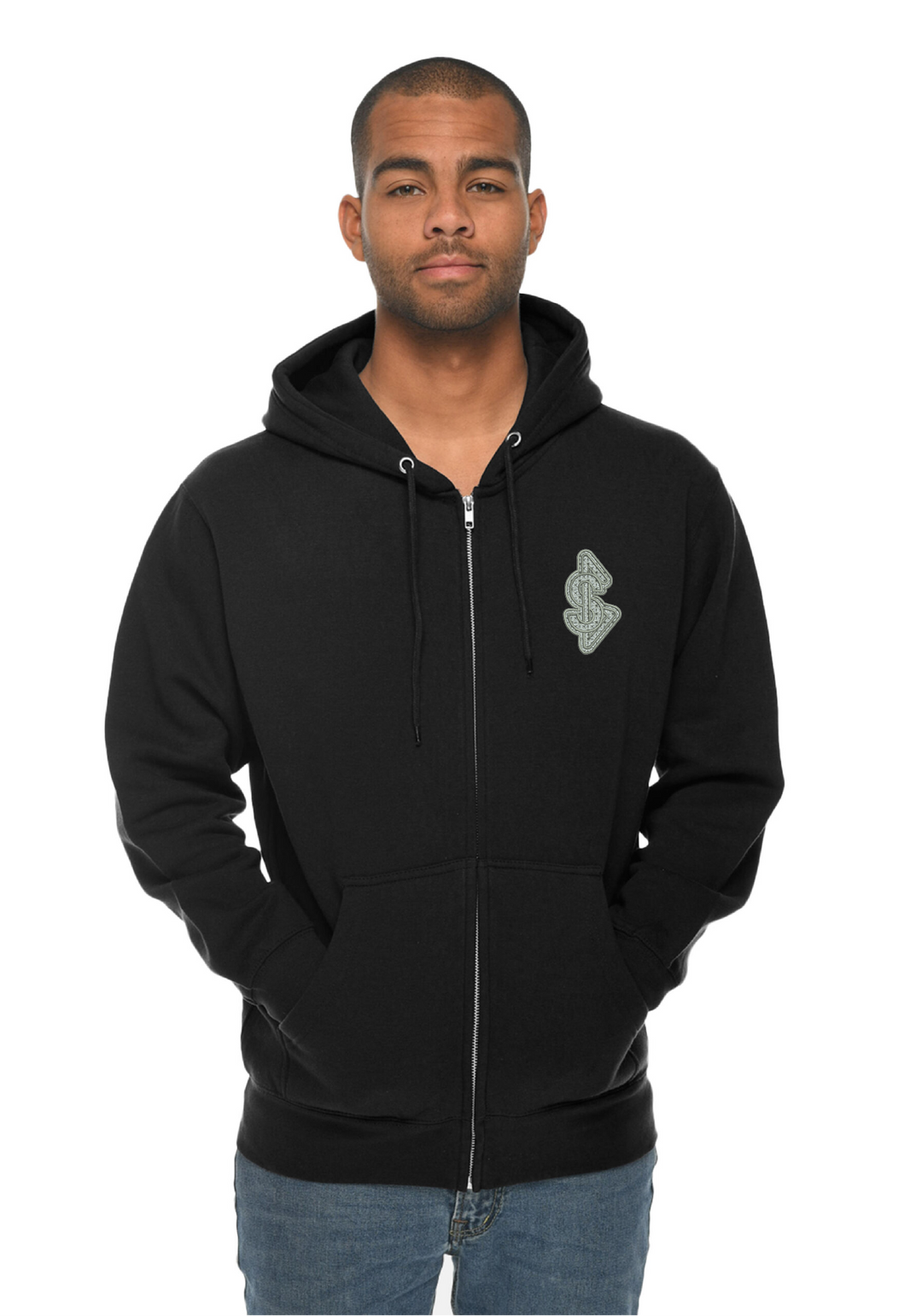 Skully Gang Zip Hoodie Sample