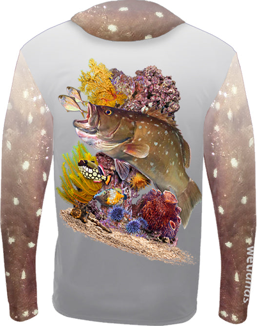 Snowy Grouper - Wetlands Hoodie Gaiter