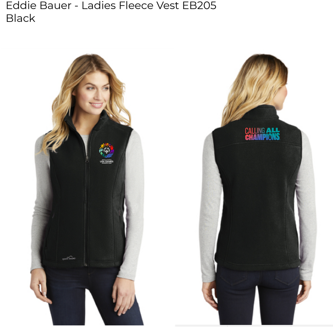 Special Olympics Sample Eddie Bowers Vest (Printed)