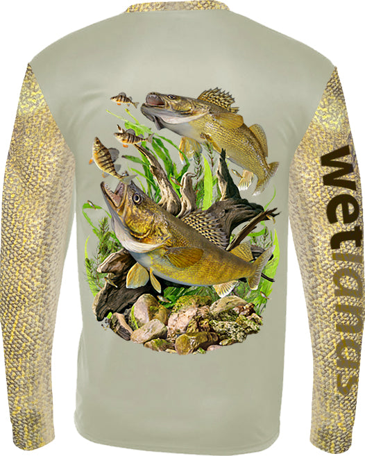 Wicked Walleye - Wetlands Long Sleeve