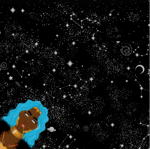 WOW by Merchadise 10/04 tradeshow Bandana 2 "galaxy"