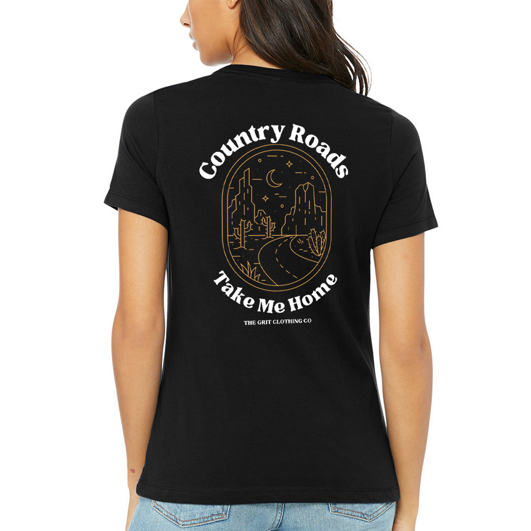 Grit Clothing Co "Country roads" Short Sleeve T-Shirt