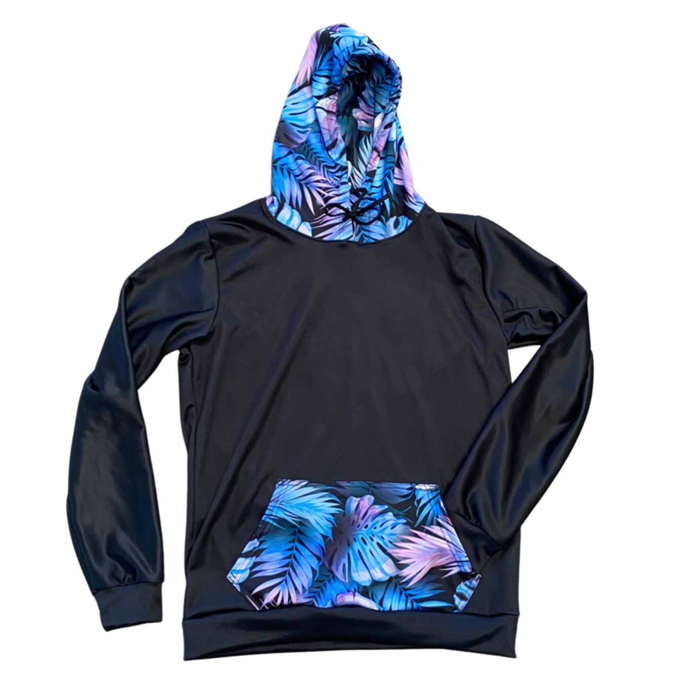 Domke All Over Print Palm Frond Pattern Unisex Hooded Sweatshirt
