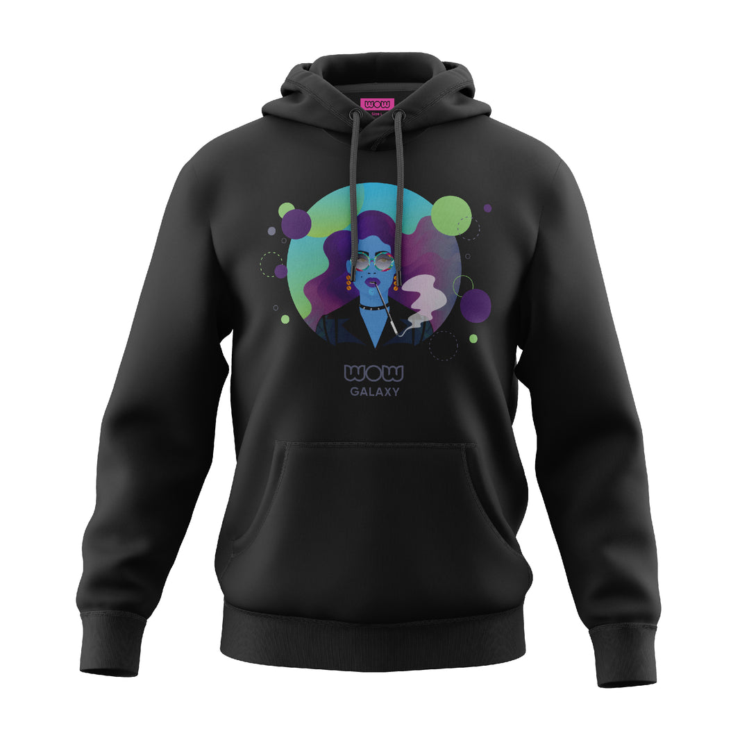wow x merchadise tradeshow 10/22 DTF Black hoodie